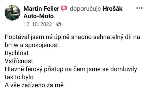 Hodnocení zákazníků